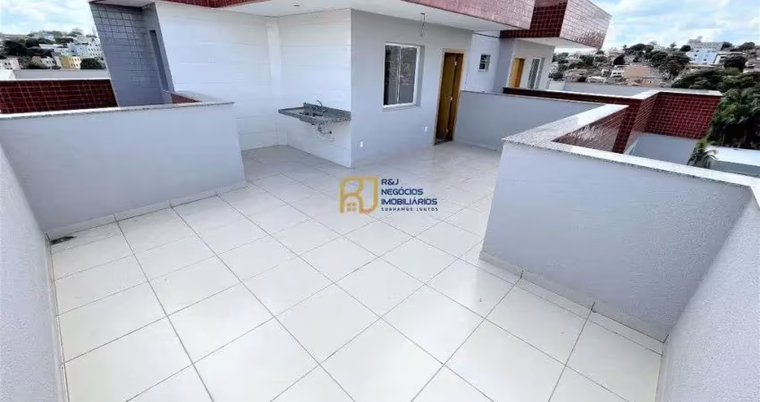 Cobertura à venda - 2 quartos sendo 1 suíte - 2 vagas - bairro santa mônica