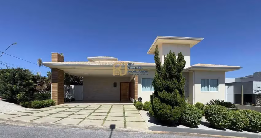 Casa linear à venda condomínio gran park em lote de 600m² - 4 quartos - 6 vagas