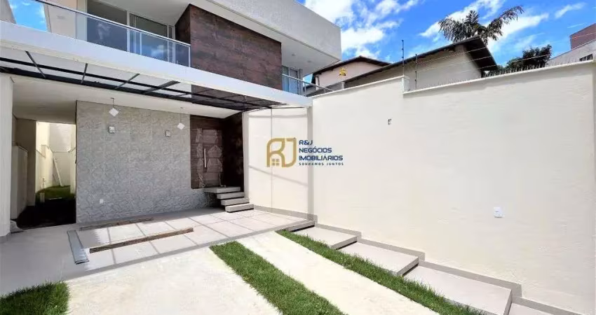 Casa geminada à venda - 4 quartos sendo 1 suíte - 3 vagas - bairro dona clara