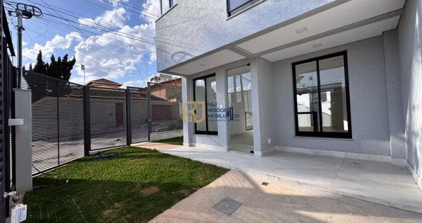 Casa geminada à venda - 140m² - 3 quartos 1 com suíte - 1 vaga - planalto bh