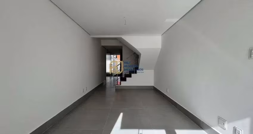 Casa geminada à venda - 2 quartos com suítes - 1 vaga - santa mônica bh