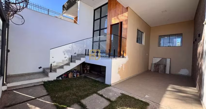 Casa com 3 quartos sendo 1 suíte à venda - 2 banheiros - 2 vagas - minascaixa bh