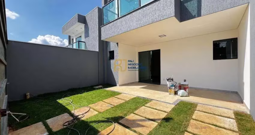 Casa geminada à venda - 3 quartos sendo 1 suíte - 2 vagas - são josé da lapa mg