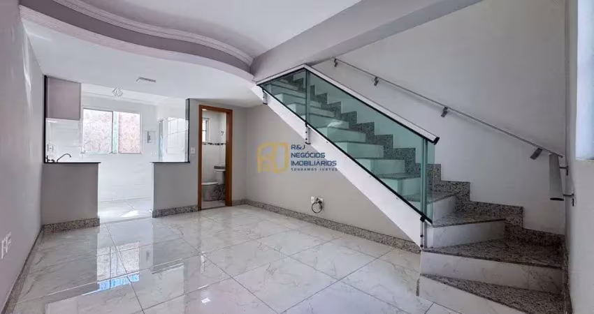 Casa geminada à venda - 2 quartos - 1 vaga - 80m² - jardim atlântico bh