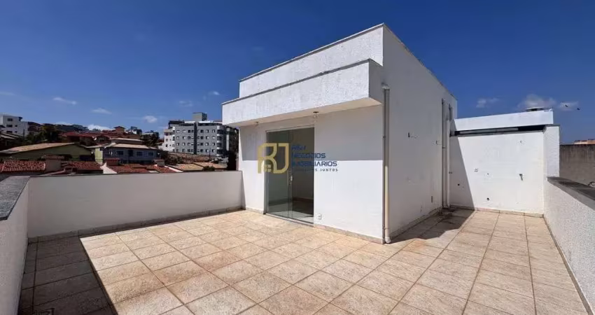 Cobertura à venda - 3 quartos sendo 1 suíte - 2 salas - 2 vagas - heliópolis bh
