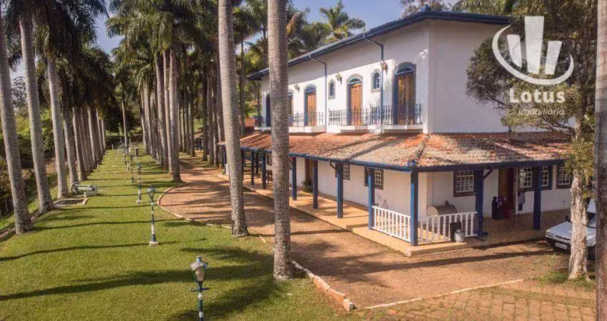 Fazenda com 7 dormitórios à venda, 314600 m² por r$ 13.000.000,00 - parque santa clara - pedreira/sp