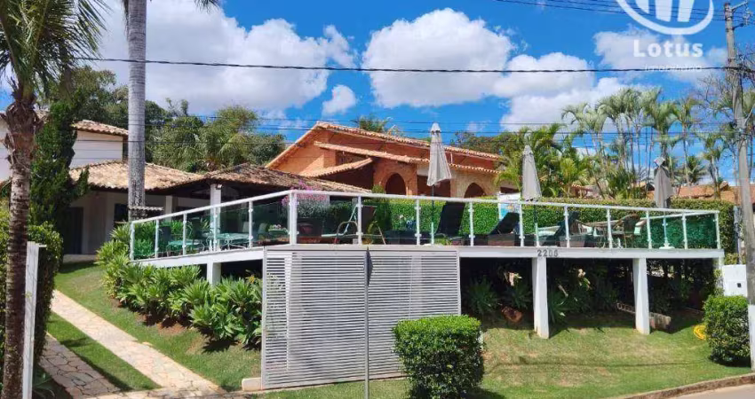 Escarpas do lago, casa com 7 quartos à venda, 352 m²- capitólio/mg