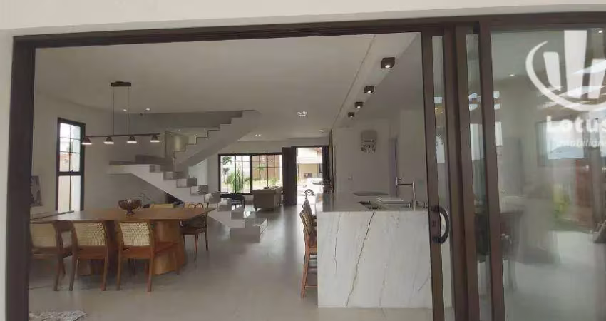 Linda casa em condomínio, com 3 suítes à venda, 275 m² - lago da barra - jaguariúna/sp
