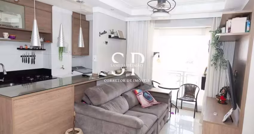 Apartamento de 2 quartos, planejados e varanda no vista cantareira - vila bremen guarulhos sp