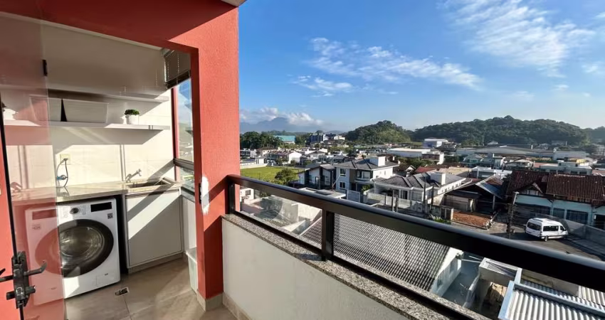 Apartamento à venda no bairro  Glória - Joinville - SC  1 Suíte com sacada; 1 dormitório com sacada; Sala de estar, jantar e cozinha integradas; Varan