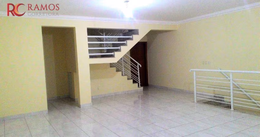 Casa com 4 dormitórios para alugar, 360 m² por R$ 12.000,00/mês - Gonzaga - Santos/SP
