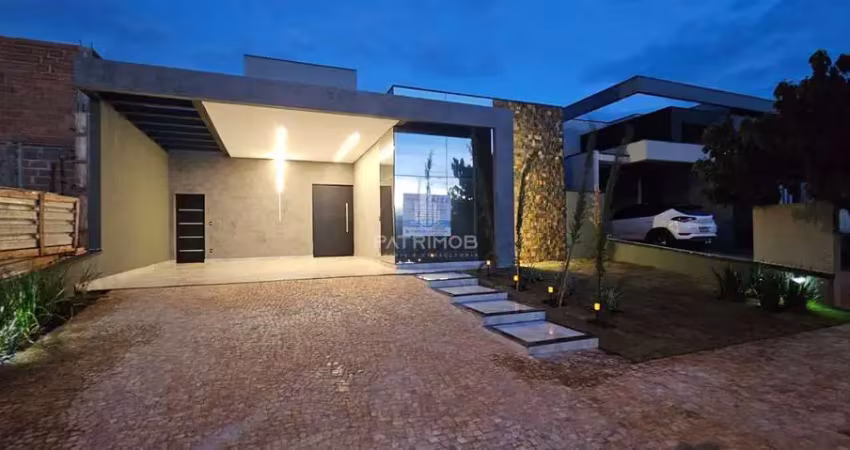 Casa Térrea c/ 3 Suítes, escritório e piscina - em Vivendas da Mata - Ribeirão Preto