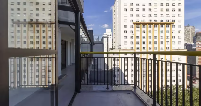 Cobertura para venda em são paulo, campos eliseos, 1 dormitório, 1 banheiro, 1 vaga