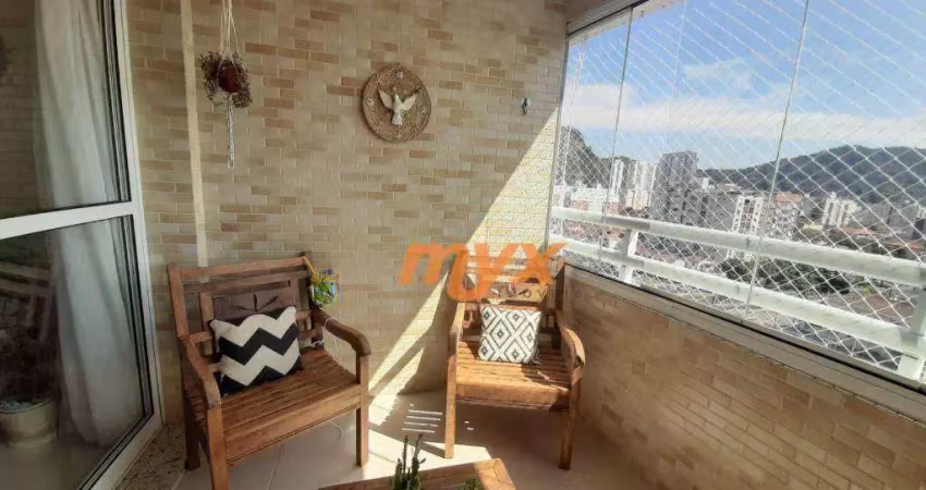 Apartamento com 3 dormitórios à venda, 95 m² por R$ 1.160.000,00 - José Menino - Santos/SP