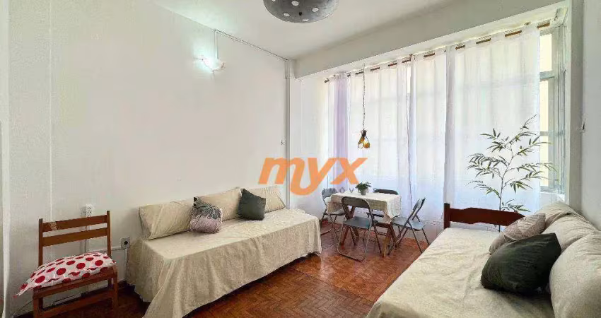 Apartamento com 1 dormitório à venda, 40 m² por R$ 290.000,00 - Pompéia - Santos/SP