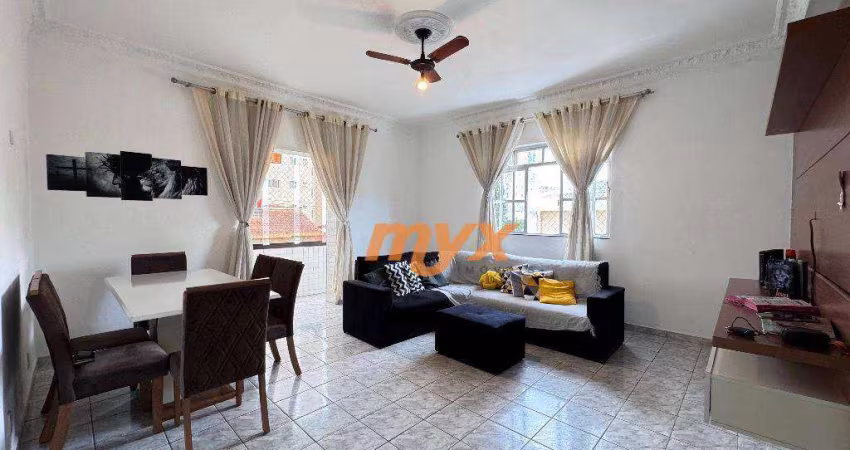 Apartamento com 2 dormitórios à venda, 105 m² por R$ 399.000,00 - Campo Grande - Santos/SP