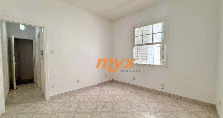 Kitnet com 1 dormitório para alugar, 31 m² por R$ 2.380,00/mês - Embaré - Santos/SP