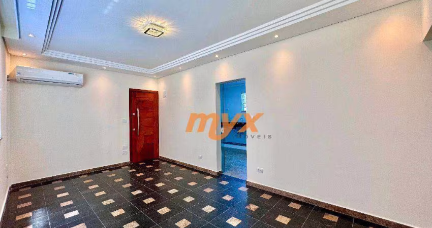 Apartamento com 3 dormitórios à venda, 100 m² por R$ 640.000,00 - Campo Grande - Santos/SP