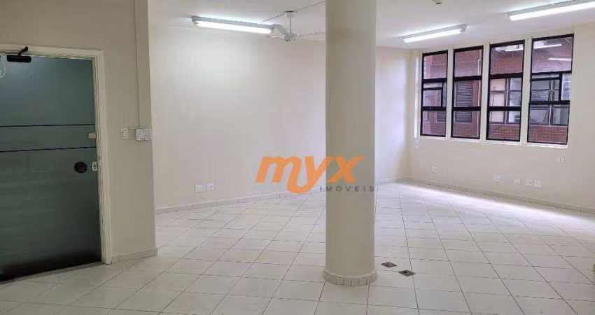 Sala para alugar, 53 m² por R$ 2.200/mês - Centro - Santos/SP