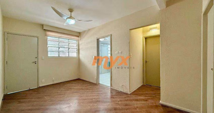 Apartamento com 2 dormitórios à venda, 60 m² por R$ 470.000,00 - Pompéia - Santos/SP