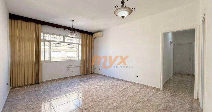 Apartamento com 2 dormitórios à venda, 100 m² por R$ 620.000,00 - Gonzaga - Santos/SP