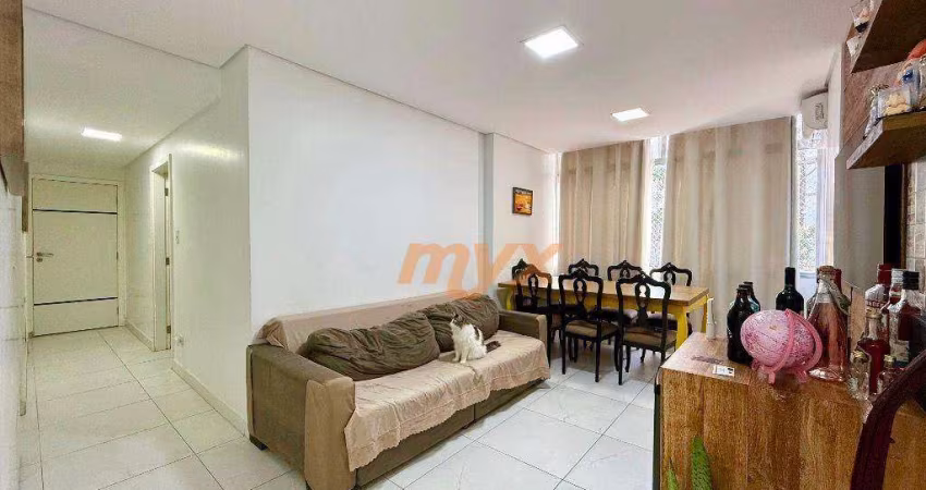 Apartamento com 2 dormitórios à venda, 85 m² por R$ 635.000,00 - Gonzaga - Santos/SP