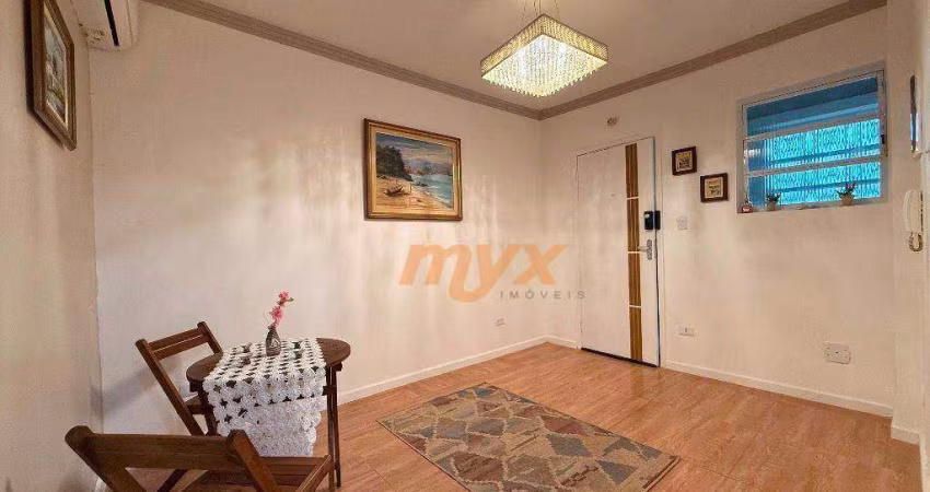 Apartamento com 1 dormitório à venda, 48 m² por R$ 390.000,00 - Gonzaga - Santos/SP