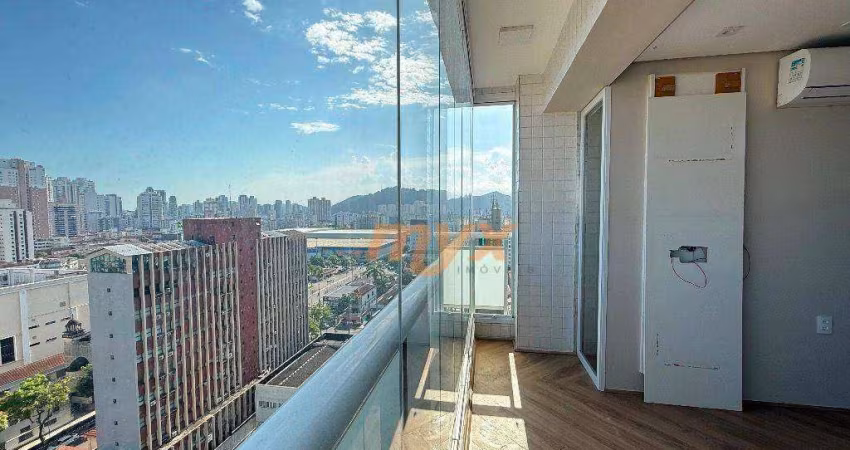 Sala para alugar, 70 m² por R$ 5.500,00/mês - Gonzaga - Santos/SP