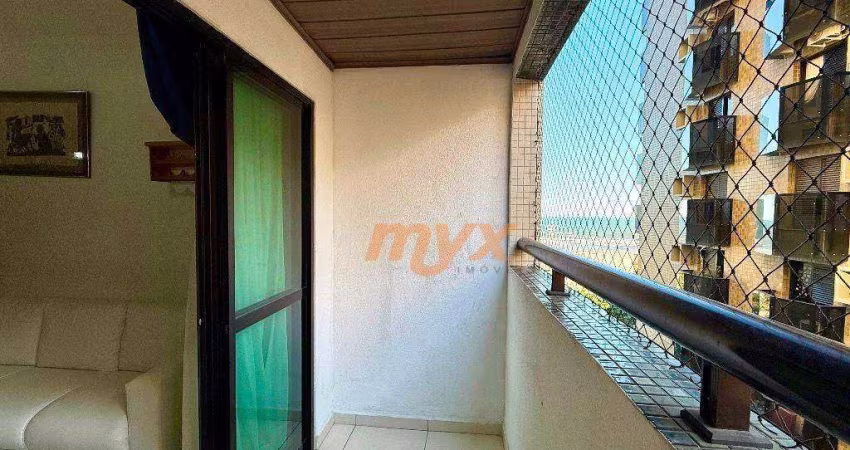 Apartamento com 2 dormitórios para alugar, 75 m² - Pompéia - Santos/SP