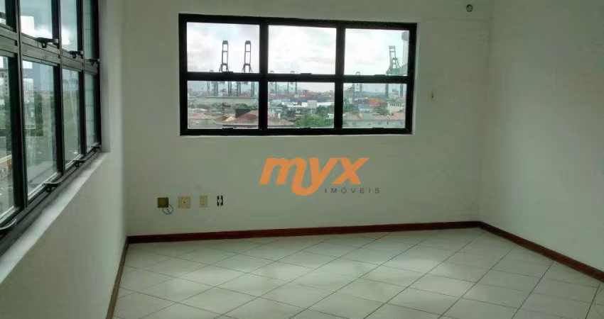 Sala para alugar, 45 m² por R$ 2.000,00/mês - Aparecida - Santos/SP