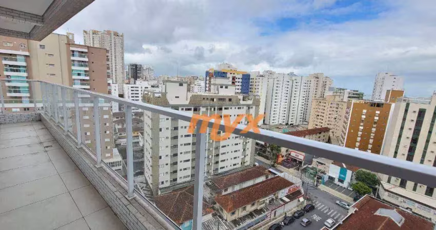 Apartamento com 1 dormitório à venda, 58 m² por R$ 795.000,00 - Boqueirão - Santos/SP