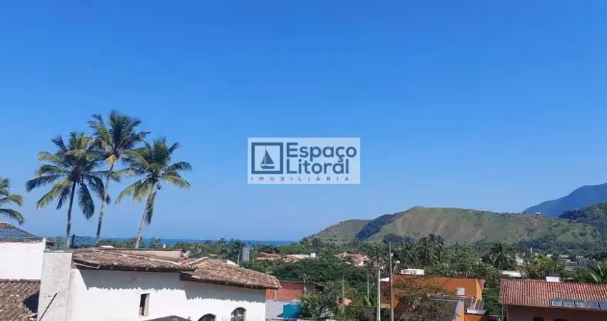 Terreno com 585m² vista para o mar, com projeto aprovado , praia de barequeçaba, são sebastião - sp