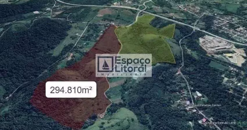 Área à venda com 294.810 m²terreno à venda,contorno sul,  jaraguá, caraguatatuba, sp