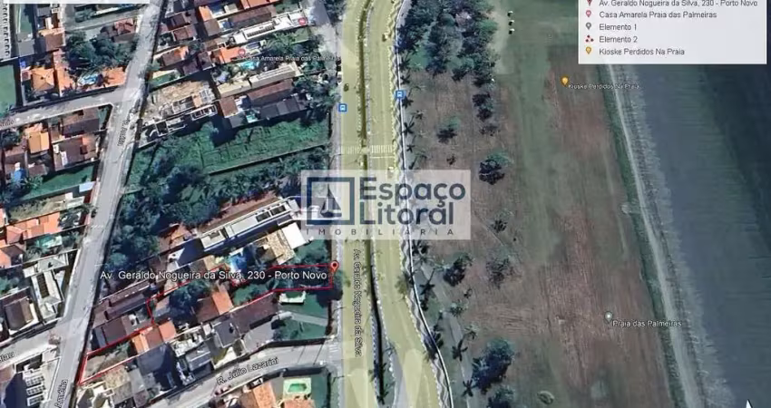Área frente mar a venda  no porto novo – caraguatatuba/sp