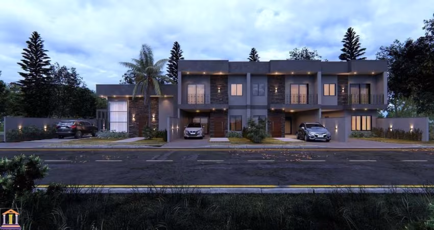 Lançamento: Sobrados com 3 quartos (1 suíte) no Jardim Tropical, Passaúna à partir de R$ 510.000,00