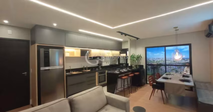 Imperdível oportunidade: Apartamento à venda em Campo Grande-MS, bairro Tiradentes, 2 quartos, 1 suíte, 2 salas, 1 banheiro, 1 vaga, 65m².