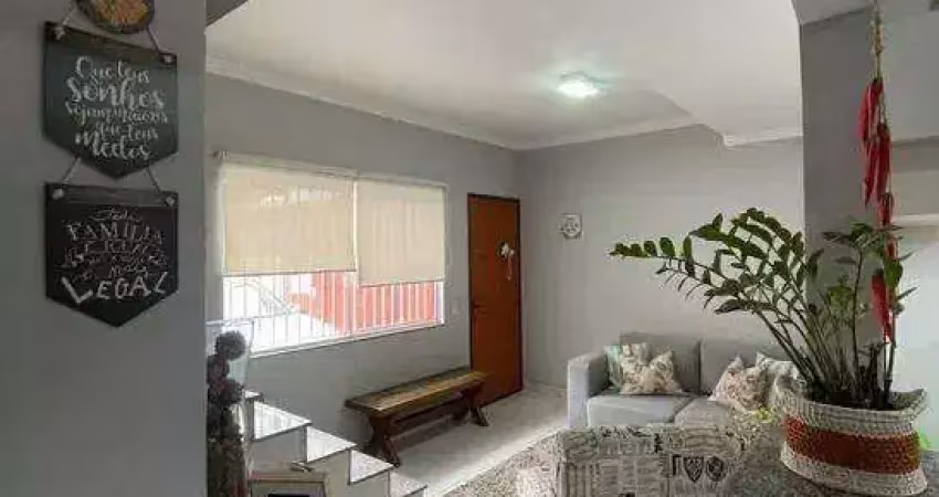 Sobrado para aluguel 3 quartos 1 suíte 2 vagas bastos - santo andré - sp