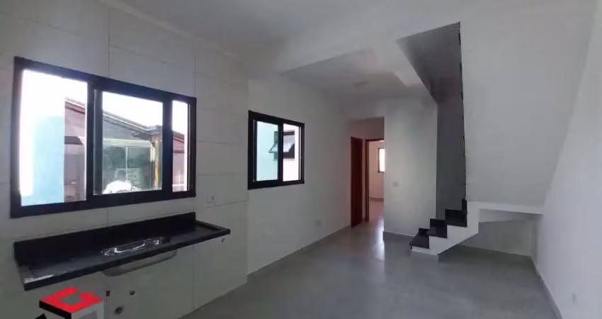 Cobertura à venda 2 quartos 1 vaga tibiriçá - santo andré - sp
