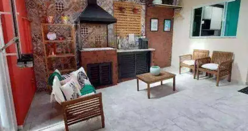 Sobrado para aluguel 2 quartos 2 suítes 2 vagas Humaitá - Santo André - SP