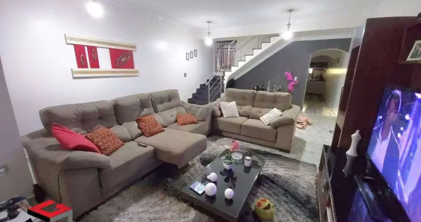Sobrado à venda 3 quartos 1 suíte 2 vagas marajoara - santo andré - sp