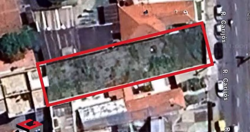 Terreno à venda na Rua Carijós, 82, Vila Alzira, Santo André