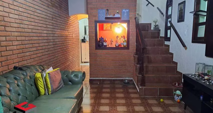 Sobrado à venda 3 quartos 1 suíte 2 vagas valparaíso - santo andré - sp