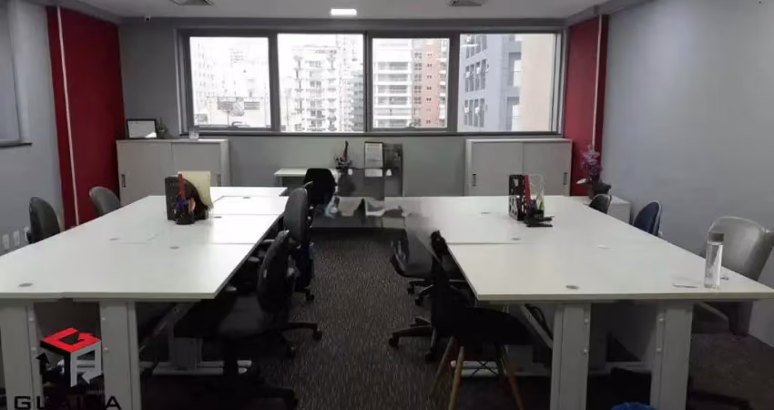 Sala comercial santa cecília com 50 m², 2 banheiros, 2 vagas, copa, cozinha, próximo ao metrô, portaria 24 horas.