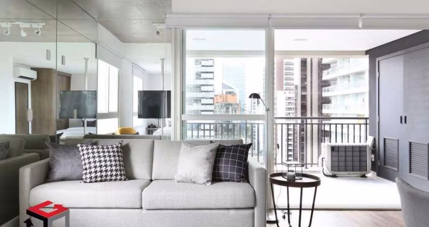 Apartamento para aluguel 1 quarto 1 suíte 1 vaga Cidade Monções - São Paulo - SP