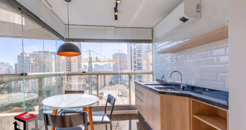 Apartamento Mobiliado 1 Dormitório no Brooklin 50m2