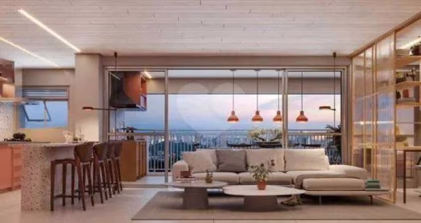 Apartamento 131 m ² com 3 suítes, varanda gourmet, sala ampla, cozinha americana, lazer e 2 vagas de garagem.