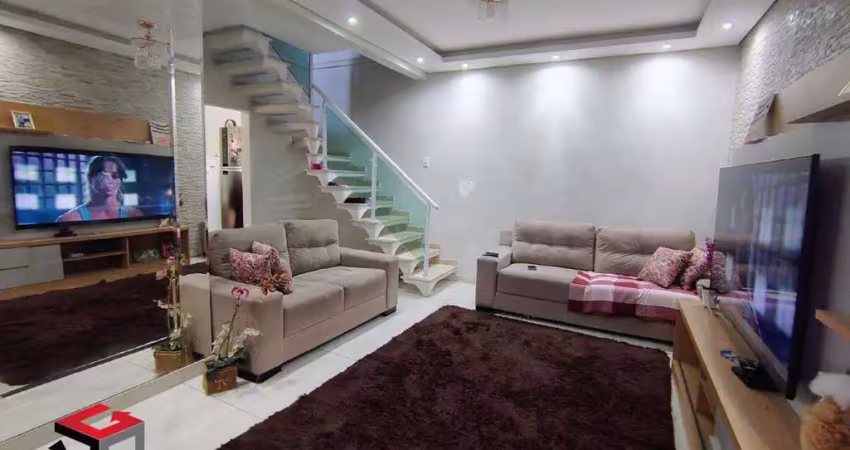 Sobrado à venda 3 quartos 1 suíte 4 vagas novo oratório - santo andré - sp