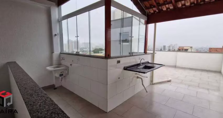 Cobertura para aluguel 2 quartos 1 vaga humaitá - santo andré - sp