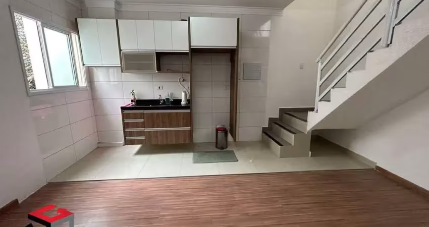 Cobertura à venda 2 quartos 1 suíte 1 vaga valparaíso - santo andré - sp
