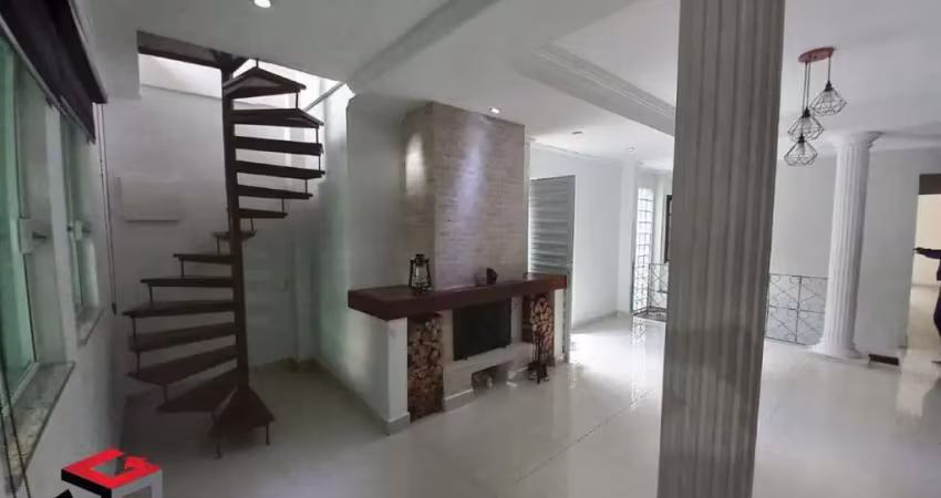 Sobrado para aluguel 3 quartos 2 suítes 2 vagas scarpelli - santo andré - sp